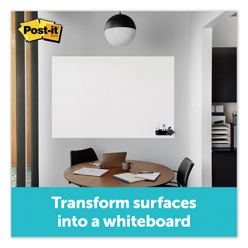 Dry Erase Surface With Adhesive Backing, 96 X 48, White Surface