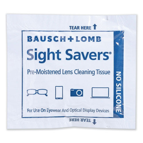 Sight Savers Premoistened Lens Cleaning Tissues, 8 X 5, 100/box, 10 Box/carton