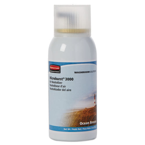 Microburst 3000 Refill, Mountain Peaks, 2 Oz Aerosol Spray, 12/carton