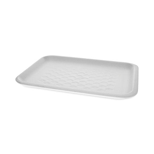 Supermarket Tray, #2s, 10.75 X 5.5 X 1.2, White, Foam, 500/carton