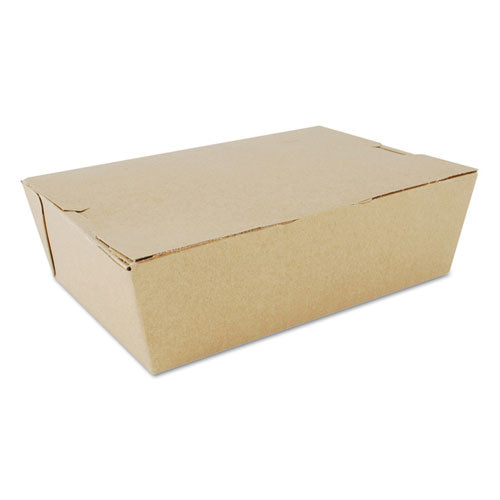 Champpak Carryout Boxes, #4, 7.75 X 5.5 X 3.5, Kraft, Paper, 160/carton