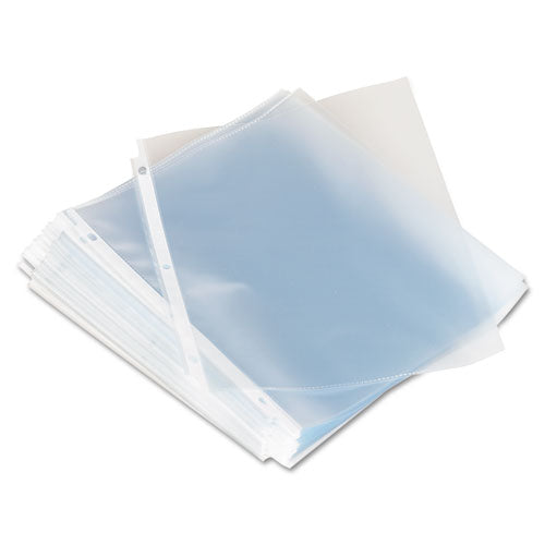 Side-load Poly Sheet Protectors, Heavy Gauge, Letter Size, Clear, 25/pack