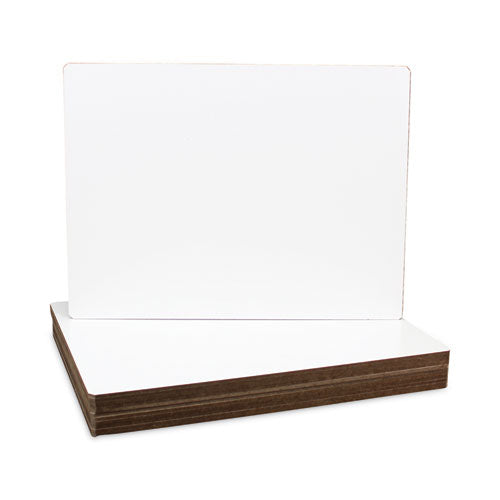 Dry Erase Board, 12 X 9, White Surface, 12/pack