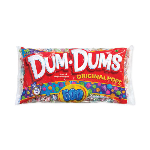 Dum-Dum-Pops, 15 Assorted Flavors, 500 Pieces/Bag, Ships in 1-3 Business Days Dum-Dum-Pops, 15 Assorted Flavors, 500 Pieces/Bag, Ships in 1-3 Business Days