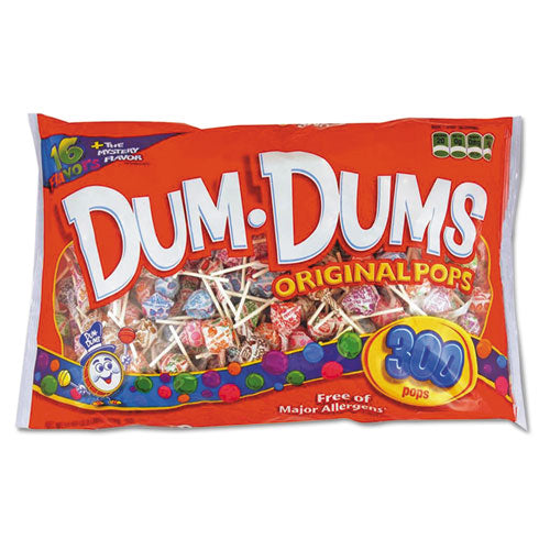 Dum-Dum-Pops, 15 Assorted Flavors, 500 Pieces/Bag, Ships in 1-3 Business Days Dum-Dum-Pops, 15 Assorted Flavors, 500 Pieces/Bag, Ships in 1-3 Business Days