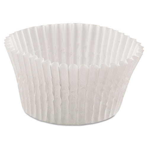 Fluted Bake Cups, 2.25 Diameter X 1.88 H, White, Paper, 500/pack, 20 Packs/carton