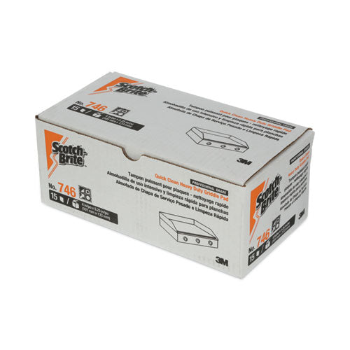 Quick Clean Heavy Duty Griddle Pad 746, 4 X 5.25, 15/carton