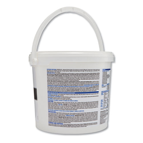 Versasure Cleaner Disinfectant Wipes, 1-ply, 12 X 12, White, 110/bucket