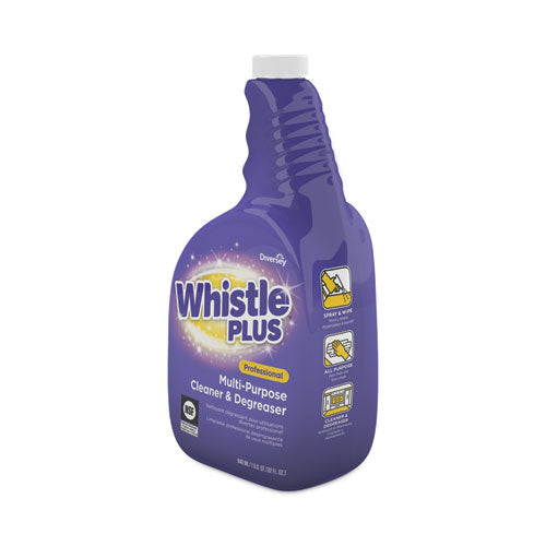 Whistle Plus Professional Multi-purpose Cleaner/degreaser, Citrus, 32 Oz Spray Bottle, 4/carton