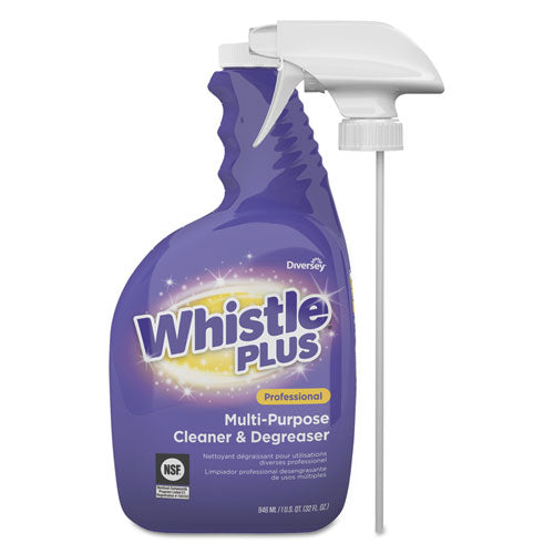 Whistle Plus Professional Multi-purpose Cleaner/degreaser, Citrus, 32 Oz Spray Bottle, 4/carton