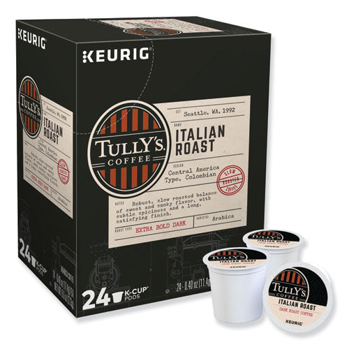 Italian Roast Coffee K-cups, 24/box