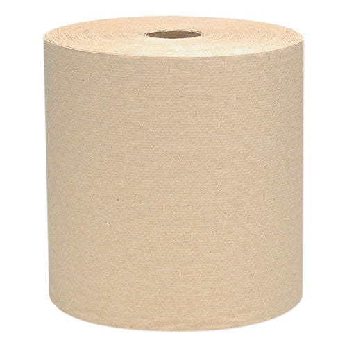Essential Hard Roll Towels For Business, Absorbency Pockets, 1-ply, 8" X 800 Ft,  1.5" Core, White, 12 Rolls/carton