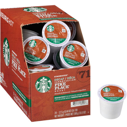 Pike Place Decaf Coffee K-cups Pack, 24/box