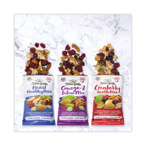 Healthy Heart Mix, 1.2 oz Pouch, 7 Pouches/Pack, 6 Packs/Carton, Ships in 1-3 Business Days Healthy Heart Mix, 1.2 oz Pouch, 7 Pouches/Pack, 6 Packs/Carton, Ships in 1-3 Business Days