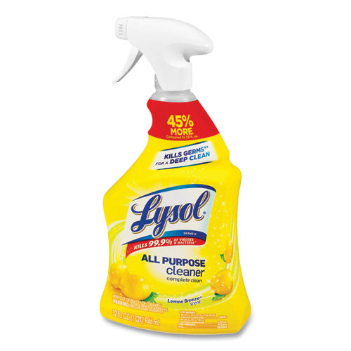 Ready-to-use All-purpose Cleaner, Lemon Breeze, 32 Oz Spray Bottle