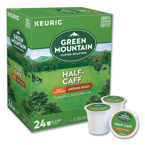 Half-caff Coffee K-cups, 96/carton