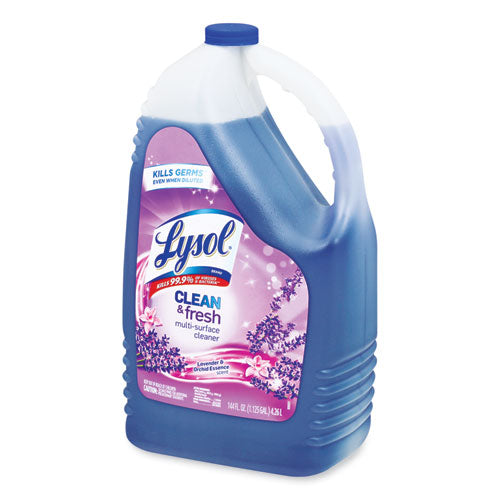 Clean And Fresh Multi-surface Cleaner, Lavender And Orchid Essence, 144 Oz Bottle, 4/carton