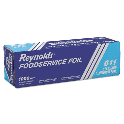 Standard Aluminum Foil Roll, 12" X 75 Ft, Silver, 35 Rolls/carton