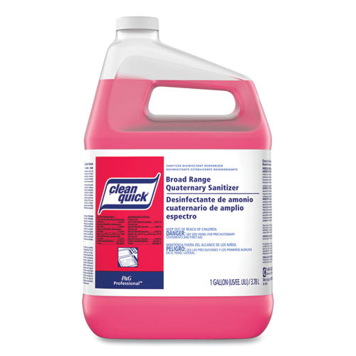 Broad Range Quaternary Sanitizer, Sweet Scent, 1 Gal Bottle, 3/carton