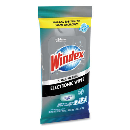 Electronics Cleaner, 7 X 10, Neutral Scent, 25 Wipes
