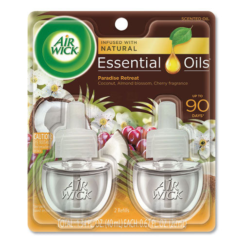 Life Scents Scented Oil Refills, Summer Delights, 0.67 Oz, 2/pack, 6 Packs/carton