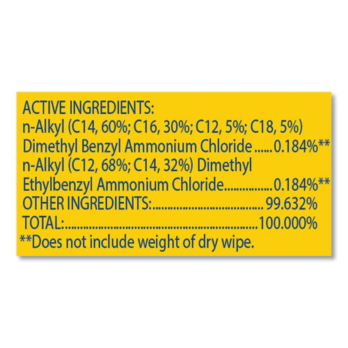 Disinfecting Wipes, 7 X 8, Fresh Scent/citrus Blend, 75/canister, 3/pack, 4 Packs/carton