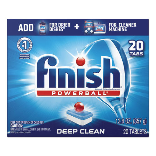 Powerball Dishwasher Tabs, Fresh Scent, 94/box, 4 Boxes/carton