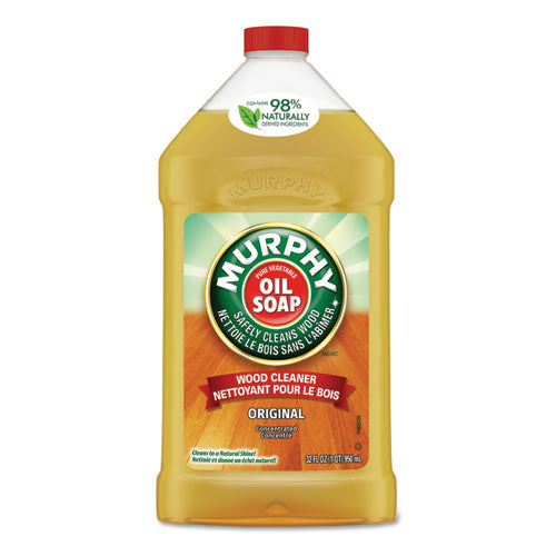 Murphy Oil Soap Wood Cleaner - Ready-To-Use Oil - 32 fl oz (1 quart) - Bottle - 9/Carton - Gold