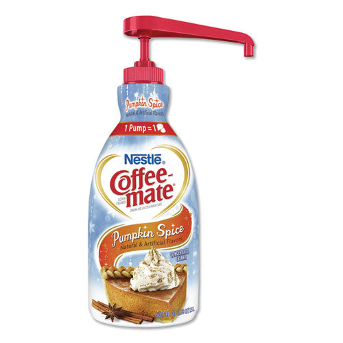 Liquid Coffee Creamer, Sweetened Original, 1.5 Liter Pump Bottle, 2/carton