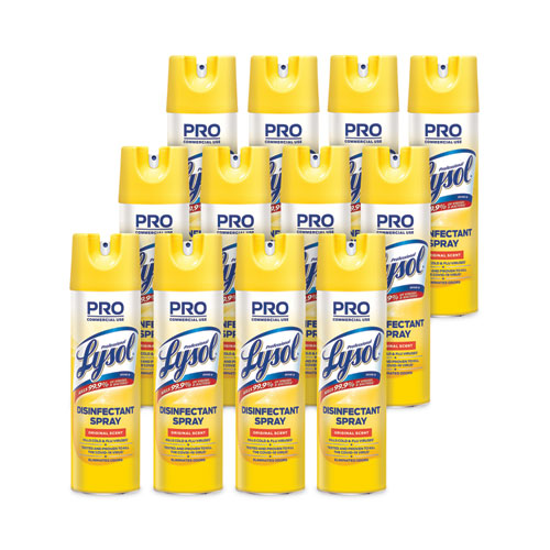 Disinfectant Spray, Original Scent, 19 Oz Aerosol Spray