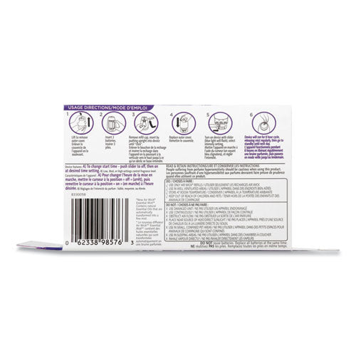 Essential Mist Starter Kit, Lavender And Almond Blossom, 0.67 Oz Bottle, 4/carton