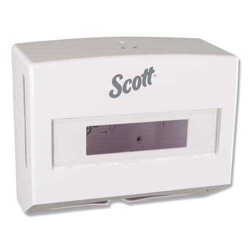 Scottfold Folded Towel Dispenser, 10.75 X 4.75 X 9, Black