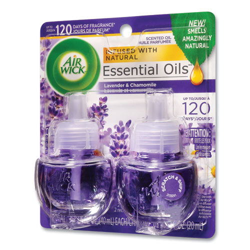 Scented Oil Refill, Lavender And Chamomile, 0.67 Oz, 2/pack
