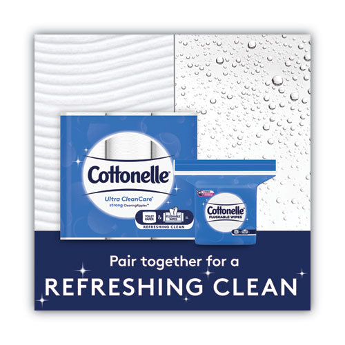 Fresh Care Flushable Cleansing Cloths, 5 X 7.25, White, 168/pack