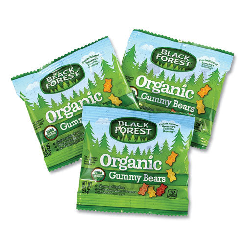 Organic Gummy Bears, 0.8 oz Pouch, 65 Pouches/Carton, Ships in 1-3 Business Days Organic Gummy Bears, 0.8 oz Pouch, 65 Pouches/Carton, Ships in 1-3 Business Days