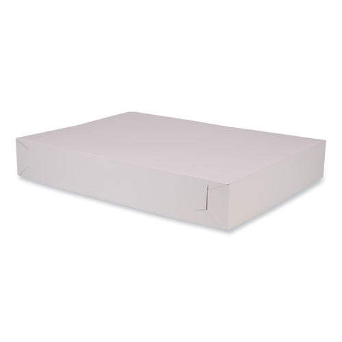 Bakery Boxes, 26 X 18.5 X 4, White, Paper, 50/carton