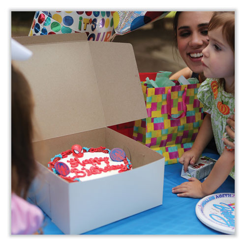 Bakery Boxes, 8 X 8 X 5, White, Paper, 100/carton