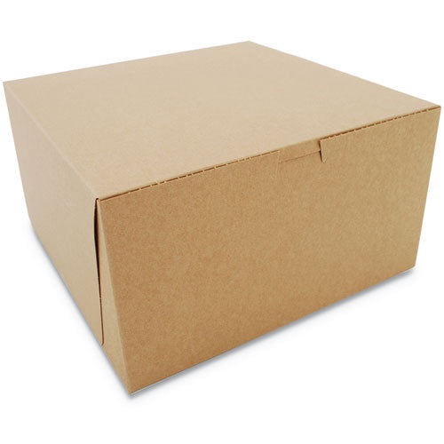 Bakery Boxes, 8 X 8 X 5, White, Paper, 100/carton