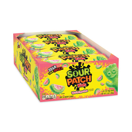 Chewy Candy, Watermelon, 2 Oz Bags, 24/pack, Ships In 1-3 Business Days