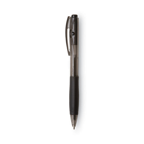 Bu3 Ballpoint Pen, Retractable, Medium 1 Mm, Black Ink, Black Barrel, 36/pack