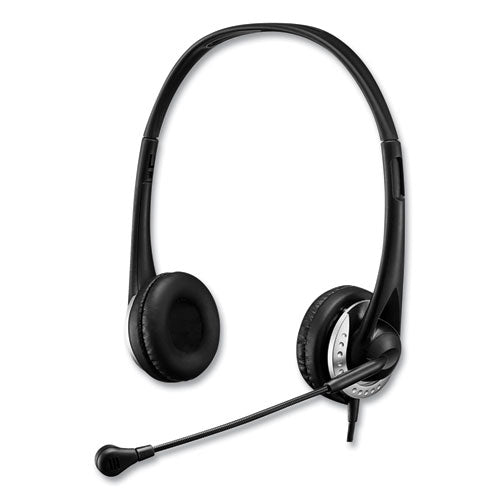 Xtream P2 Binaural Over The Head Headset With Microphone, Black