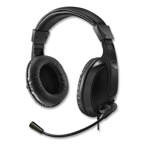 Xtream H5 Binaural Over The Head Multimedia Headset With Mic, Black