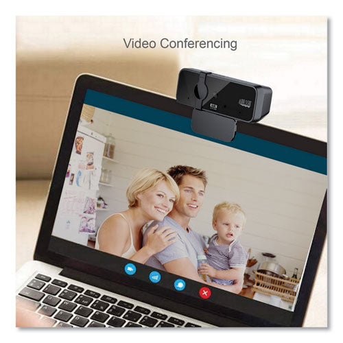Cybertrack H6 4k Usb Fixed Focus Webcam With Microphone, 3840 Pixels X 2160 Pixels, 8 Mpixels, Black