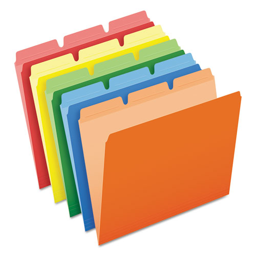 Ready-tab Reinforced File Folders, 1/3-cut Tabs: Assorted, Letter Size, Manila, 50/pack