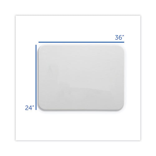 Magnetic Dry Erase Board, 36 X 24, White Surface