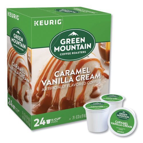 Caramel Vanilla Cream Coffee K-cups, 24/box