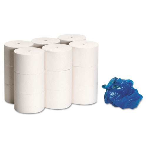 Coreless Bath Tissue, Septic Safe, 2-ply, White, 1,500 Sheets/roll, 18 Rolls/carton