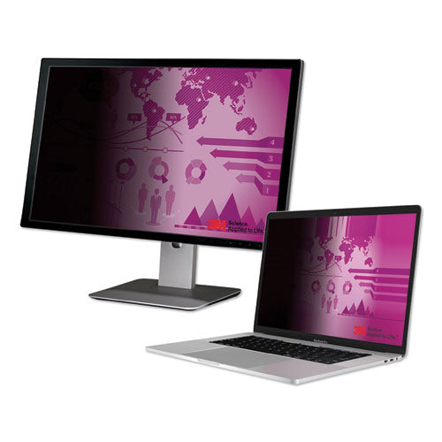 High Clarity Privacy Filter For 24" Widescreen Flat Panel Monitor, 16:10 Aspect Ratio