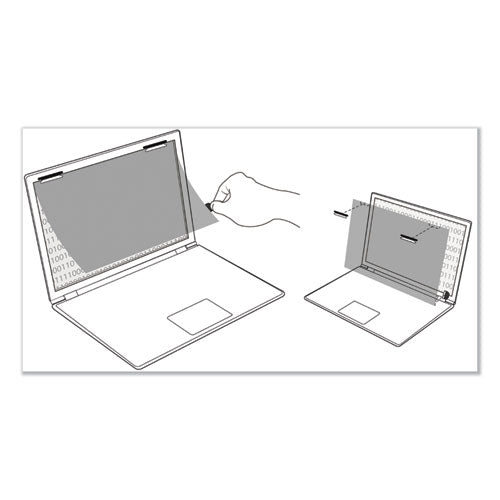 High Clarity Privacy Filter For 24" Widescreen Flat Panel Monitor, 16:10 Aspect Ratio