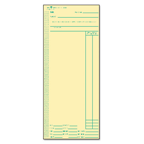 Time Clock Cards, Replacement For K14-15, Two Sides, 3.38 X 8.25, 500/box